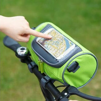 schwinn bicycle handlebar bag Bicycle Bag Schwinn Bike Accessories Schwinn Delmar Bicycle Handlebar Roll  Bag Magenta Orange Circle