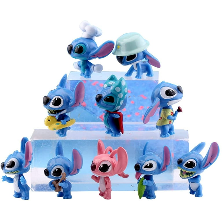 10 PCS Lilo and Stitch cake topper children's birthday party cake  decoration Lilo and Stitch theme party supplies