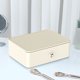 thumbnail image 5 of Cosmetic Storage Box Organizer | Desktop Makeup Holder - Classic Cream Plastic Case | Multi-Compartment Tray for Brushes Lipsticks Nail Polish | 9.4 x 6.9 x 3.1 in | 1 Pack, 5 of 6