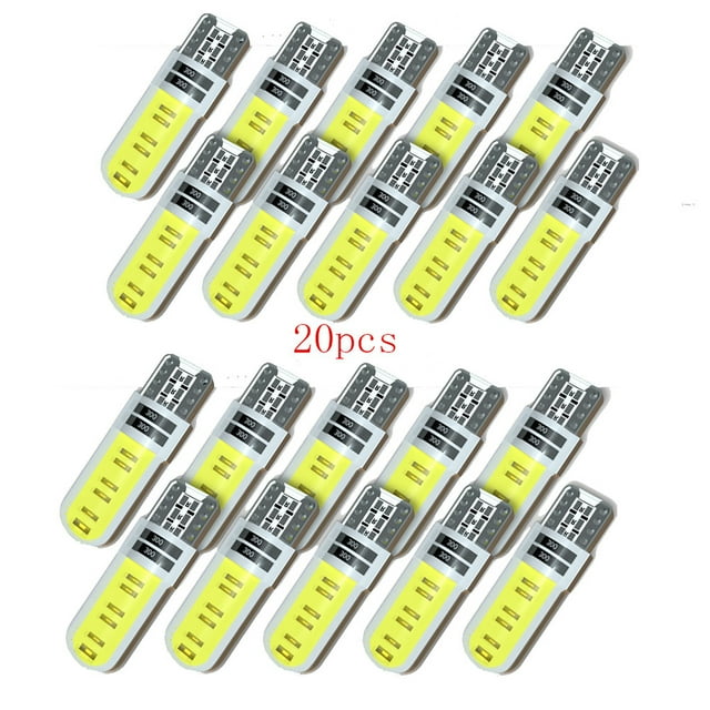 20 Pack T10 Led Light BulbsW5w Error Free Canbus Car Interior Light For Dome Map Door Courtesy License Plate Light