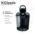 thumbnail image 2 of Keurig K-Classic Cafetera de Monodosis K-Cup, Negra, 2 of 5