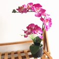 BAETEUY Artificial Phalaenopsis Flower Fake Plant Bonsai Home Office