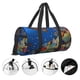thumbnail image 3 of Balery Colorful Coral Reef Bolsa de Gimnasio para Mujeres y Hombres, Bolsa de Viaje Impermeable, Bolsa de Fin de Semana con Compartimento para Zapatos y Bolsillo Húmedo, 3 of 6