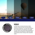 thumbnail image 3 of Drone ND Filter, Neutral Density Filter Drone Lens Accessory Aluminum Alloy Optical Glass  for Photography, 3 of 7