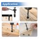 thumbnail image 2 of Drill Bit Stop Collar 8Pcs Drill Depth Stop Collar Limite Rings, Adjustable Dowel Shaft Chuck Positioner Locator for Drill Consistent Drilling, 2 of 5