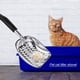thumbnail image 5 of Pala de metal para gatos y gatitos, pala de aleación de aluminio para limpieza de arena para mascotas (negro) Ehuebsd Para estrenar, 5 of 8