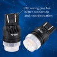 thumbnail image 6 of Alla Lighting Newest Mini Super Bright 7444NA 7443 LED Switchback Bulbs Turn Signal Lights Dual Color 6000K White (DRL/Parking)/Amber Yellow(Blinker) 7443NALL 7442NA, 6 of 9