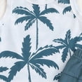 thumbnail image 6 of mgoYE Toddler Boy Clothes 4t Toddler Baby Boy Clothes Summer Sleeveless Tank Top and Shorts Cute Infant Baby Boy Outfits Clothing Set|Blue 6-12 Months, 6 of 7
