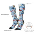 thumbnail image 4 of Balery Dogs With Pool Floats Printed Novelty Socks Men's Women's Crew Socks Sports Socks Knee High Socks Cotton Socks Quirky and Cool Socks, 4 of 9