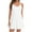White, variant on Women's Casual Athletic Dress Sleeveless Flare Workout Dress with Side Slit for Yoga and Tennis Activities