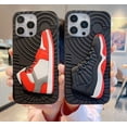 thumbnail image 2 of Funda de teléfono a prueba de golpes 3D para Apple, zapatillas rojas, iPhone 14, 13pro, 13pro max, 12pro max, 11pro max, XS, XR, 8, 7Plus, 12Mini, 13Mini Fivean unisex, 2 of 2