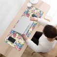 thumbnail image 3 of Long Mouse Pads for Desk,Pioneer Flower Floral Print Pattern Desk Mats on Top Of Desks, Desk Mouse Pad Extra Large with 3mm Non-Slip Base and Stitched Edge for Gaming,Office,Work,Home 31.5"x11.8", 3 of 6