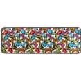 thumbnail image 5 of SKYSONIC 2'X6' Vintage Butterfly Glitter Runner Rug with Rubber Backing, Colorful Butterfly Non Slip Entryway Rug Runner Washable Soft Area Rug Carpet for Hallway Bedroom Kitchen Decor, 5 of 6