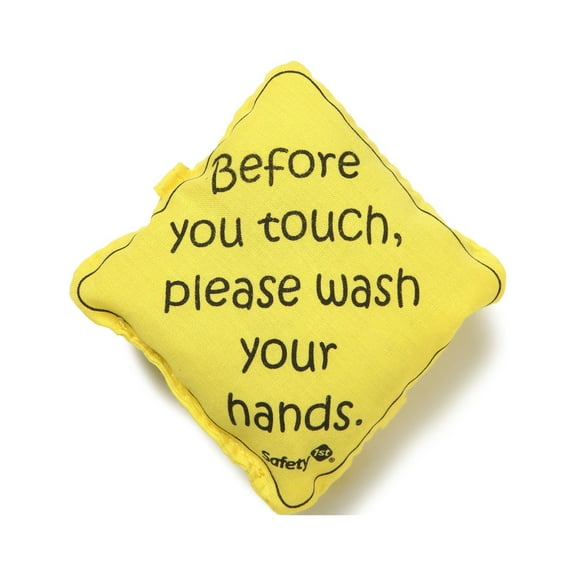 Safety 1st No Germs on Board Sign - yellow