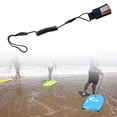 thumbnail image 3 of HLONK Stand-Up Paddle Board Surfboard Coiled Leash Leash Hand Rope Wrist Strap with Adjustable Ankle Cuffs for Paddleboard, 3 of 8