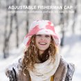 thumbnail image 4 of EeaseCA Winter Fall Warm Bucket Hat Fashionable Bucket Hat Adjustable Bucket Hat, 4 of 7