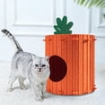 thumbnail image 6 of NWOKYZGH Rabbit Hideout, Felt Cloth Bunny Bed, Carrot theme Guinea Pig Beds, Small Animal Hideaway House,s Hiding Hut, 6 of 6