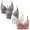 Gray 1, variant on Ltctricy 4 Pc Push up Bras for Women Plus Size Comfortable Full Coverage Bralettes No Underwire Everyday Bra