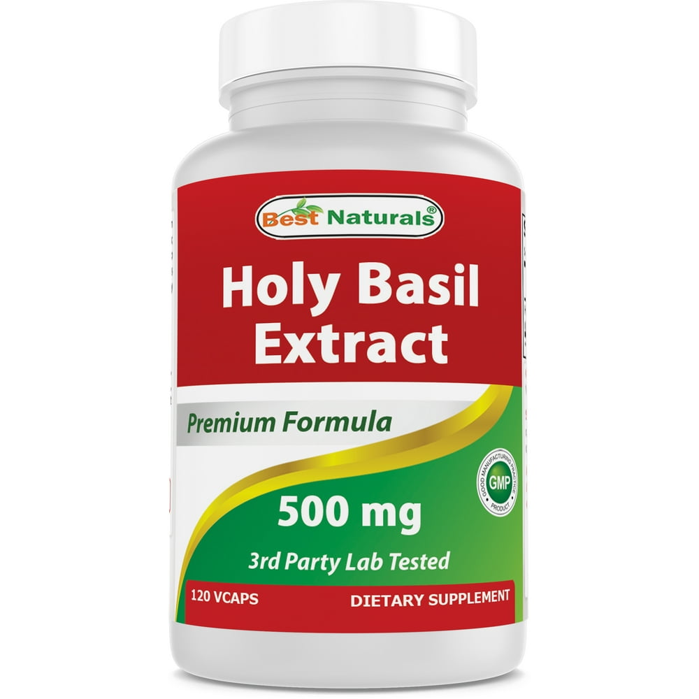 Best Naturals Holy Basil Extract 500 mg 120 VCaps