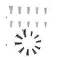 thumbnail image 3 of relayinert 500 Pieces Nails Acrylic Tips Manicure Long Coffin False Transparent C-Curve Ballet Gel Tools Extensions Decorations clear 1Set, 3 of 6