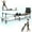 easy to clean, variant on Syedee Pilates Equipment for Studios, Cadillac Pilates Reformer Trapeze Pilates Reformer Machine for Home Gym, Pilates Exercise Equipment with Jump Board, Adjustable Resistance