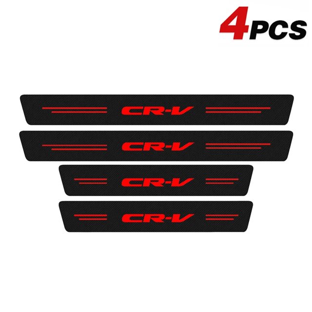 4 Pzs Protector De Puerta De Coche De Fibra De Carbono Honda Para Ajuste City Civic Accord Vezel Accesorios