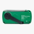 thumbnail image 6 of Kaito Voyager V2 AM FM Shortwave Weather Emergency Radio with Solar and Crank - Green, 6 of 7