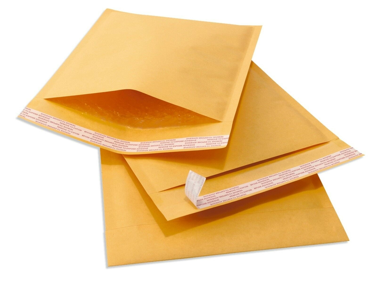 100 #5 10.5 x16" Kraft Bubble Mailers Shipping Padded Envelopes Self-Seal Bubble 