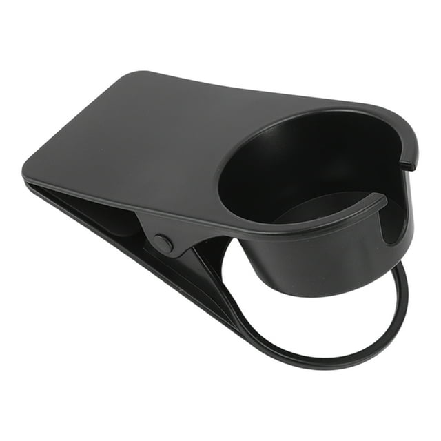 Desk Side Bottle Clip, Cup Holder Clip Firm Fixing Plastic For Office Black