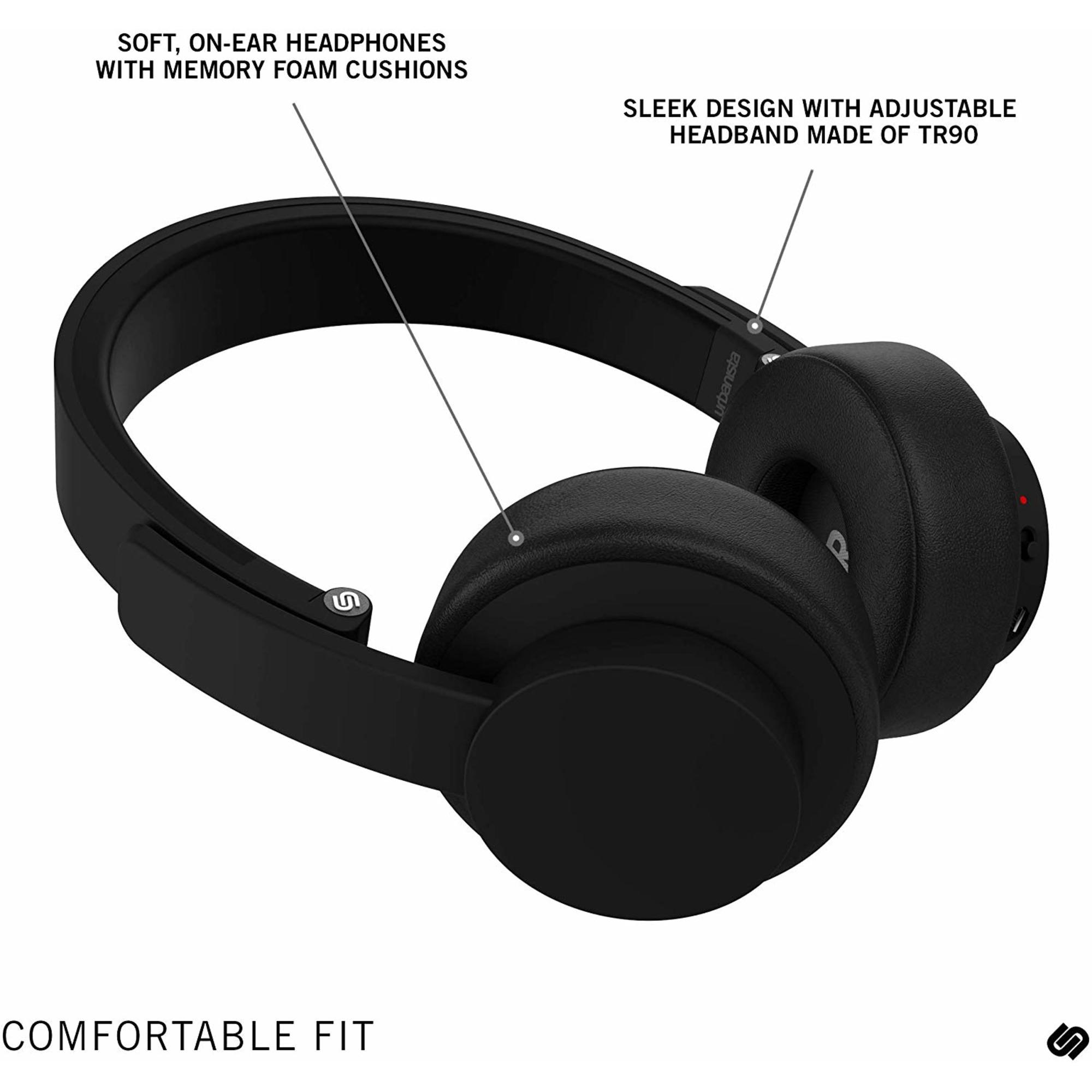 Urbanista Seattle Bluetooth On-Ear Headphones, Dark Clown, 1033702 - image 3 of 4