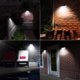 thumbnail image 5 of luces LED solares para exteriores, luces de seguridad solares de acero inoxidable para patio, garaje, porche, impermeables, 3 modos, luz de inundación, súper brillante ShuxiuWang 9024715967459, 5 of 5