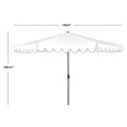 thumbnail image 4 of Safavieh Venice 105.51 in Solid Print Round Market Patio Umbrellas, UV Resistant, 4 of 6