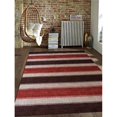 thumbnail image 1 of 8 x 10 ft. Contemporary Hand Knotted Loom Wool Area Rug, Brown & Beige, 1 of 1