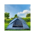 thumbnail image 3 of Extra-Large Tent With Mesh Screen, 4-Person (Blue), Lightweight Family Tent|Quick Setup For Park Picnics, 3 of 8