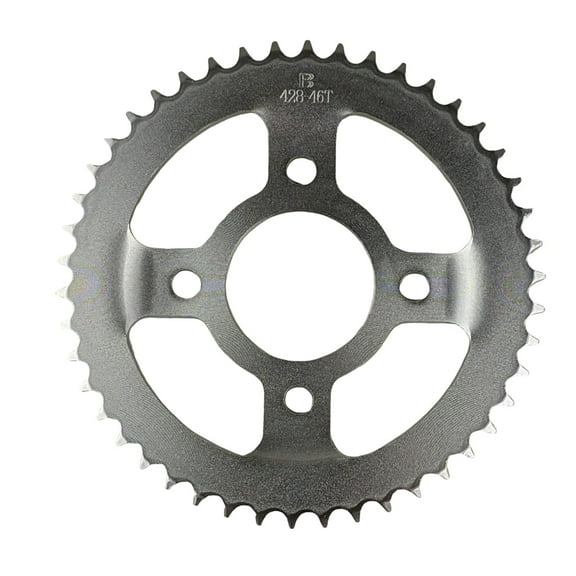 46T 428 Rear Chain Sprocket Cog for ATV Dirt Bike Pit Bike Go Kart 4 Wheeler Fits TaoTao Kazuma Roketa SunL SSR SDG Coolster JCL Baja Buggy Mobility Enduro Motorcycles