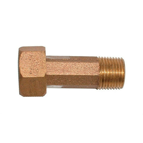 B & K 313-133NL Meter Coupling  Brass - 0.5 in.
