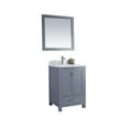 thumbnail image 2 of Laviva Wilson 24" Wood Cabinet with Carrara Marble Countertop in Gray/White, 2 of 10