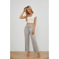 thumbnail image 3 of U2SKIIN Pajama Pants for Women, Soft High Waisted Drawstring Sleepwear Lightweight Pj Bottoms,(Light Grey Mel,2XL), 3 of 5