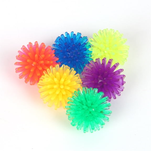 Mini Massage Stress Balls Toy 6/12 Pcs Rubber Squeeze Squeeze Sensory Toy For Kids Adults Elderly Full Body Muscle Relaxation Portable Office Home Massage Tool