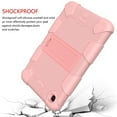 thumbnail image 6 of For Samsung Galaxy Tab A 8.4 2020 / T307 Dual layer Shockproof Heavy Duty Hybrid Silicone Kickstand Tablet Case Cover Rose Gold, 6 of 7