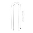 thumbnail image 2 of Unique Bargains 1 Pc Sturdy Handbag Strap for Office Silver Tone Iron, 2 of 5