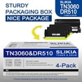 thumbnail image 5 of 3 Pack Black TN3060 Toner Cartridge and 1 Pack Black DR510 Drum Unit: Compatible TN3060 DR510 Replacement for Brother DDCP-8020 8025D 8040 8045DN HL-1670N 1870n 5170DNLT MFC-8120 8220 8840DN Printer, 5 of 6