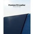 thumbnail image 2 of Protector de escritorio Ysagi Leather azul oscuro 80x40 cm, 2 of 9