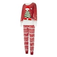 thumbnail image 3 of Meihuid Holiday Family Pajamas Matching Sets Christmas PJs with Mama Bear Printed Romper Plaid Pants Sleepwear, 3 of 6
