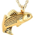 thumbnail image 3 of Urn Cremation Jewelry Fish Urn Necklaces for Ashes for Men Women Keepsake Memorial Human Pet Ashes Pendant, 3 of 5