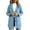 Blue, variant on Corduroy Shackets for Women Fall Button Down Shirt Jackets with Hood Trendy Casual Outerwear Pockets Orange S