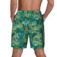 thumbnail image 4 of Goofa Jungle Leopard Printed Men's Swim Trunks Board Shorts Quick Dry Mens Swimming Trunks with Compression Liner,Breathable Fit Hawaii Beach Shorts-X-Large, 4 of 9