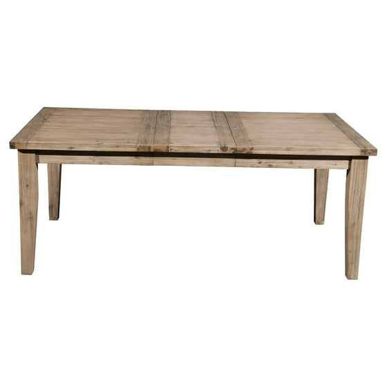 Alpine Furniture Aspen Extension Dining Table Iron Brush Antique Alpine Furniture Aspen Extension Dining Table Iron Brush Antique Natural