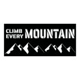 thumbnail image 3 of Climb Every Mountain Laser Cut Solid Steel Decorative Home Accent Wall Sign Hanging, 3 of 3