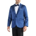 thumbnail image 4 of INSPIRE CHIC Prom Blazer for Men's Single Breasted Peak Collar Business Wedding Sport Coats, 4 of 6